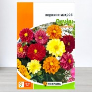 Насіння жоржин махрові суміш, 2г, ТМ Яскрава